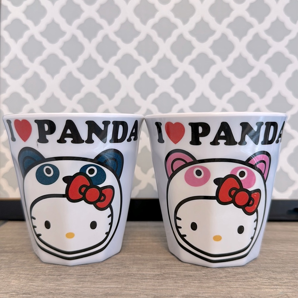 Hello Kitty Melamine Cup set of two